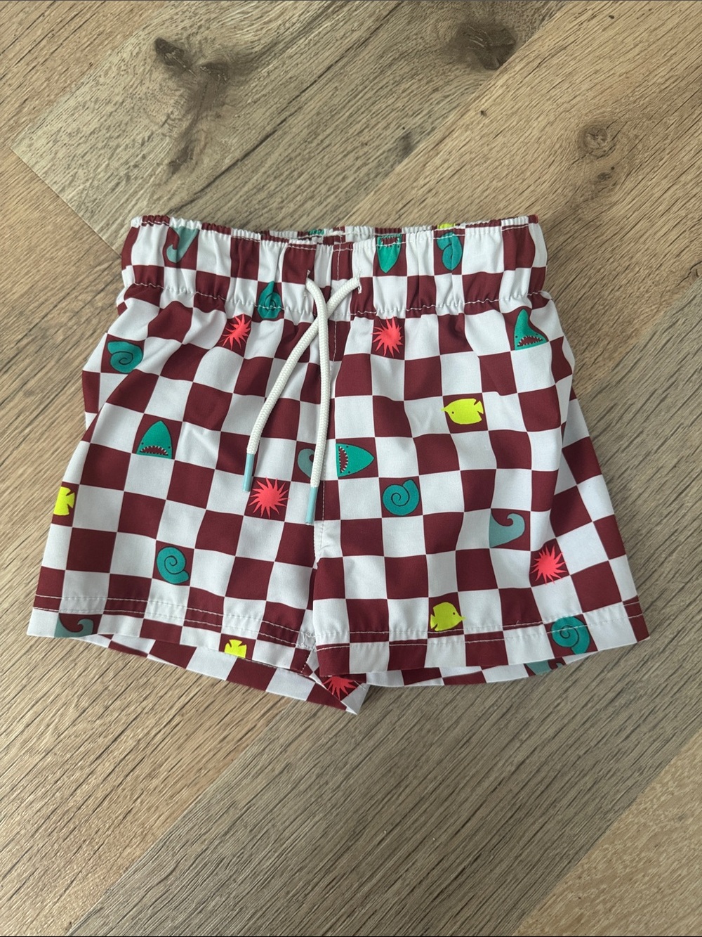 Old Navy Checkered Swim Trunks